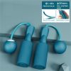 Cordless Jump Rope; Gym Sports Fitness Training; Built In Wire Skipping Rope; Fitness Equipment For Home Sports - Blue Small Ball - United States