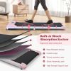 2 in 1 Under Desk Electric Treadmill 2.5HP, Remote Control, Display, Walking Jogging Running Machine Fitness Equipment for Home Gym Office - as Pic