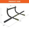 Wall Mounted Pull Up Bar Exercise Chin Bar Portable Dip Bars for Indoors Home Gym - as Pic