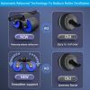 1pc Rebound Abdominal Roller Wheel For Abdominal Exercise Fitness With Knee Mat; Home Fitness Equipment For Abs Workout - Blue