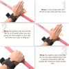 Weight Lifting Grips with Wrist Straps - Weightlifting Hooks, Non-Slip Cowhide Padded Workout Gloves for Men and Women Deadlift, Pull Up, Rows, Home G