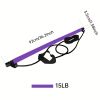 1pc Multifunctional Resistance Band Bar Pilates Bar; Home Fitness Workout Accessories - Purple