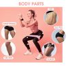 3pcs Resistance Bands For Legs And Butt; Home Yoga Exercise Workout Sports Fitness Accessories - 3pcs