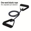 1pc 5 Levels Resistance Bands (suitable Beginner) With Handles Yoga Pull Rope Elastic Fitness Exercise Tube Band For Home Workouts Strength Training -