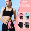 Breathable Fitness Gloves Gym Weightlifting Yoga Bodybuilding Training Sports Thin Non-slip Half Finger Cycling Gloves Equipment - Black S1 - China