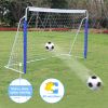 Kids Soccer Goals for Backyard Portable Youth Soccer Goal with Net 8x5 FT - as Pic