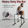 Power Tower Dip Station Pull Up Bar Stand Adjustable Height Heavy Duty Multi-Function Fitness Training Equipment - as Pic