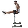 Power Tower Dip Station with Bench Pull Up Bar Stand Adjustable Height Heavy Duty Multi-Function Fitness Training Equipment - as Pic