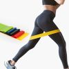 Yoga Resistance Belt Set For Leg Thigh Hip Arm Training; Elastic Pilates Stretch Band For Men Women Outdoor Gym Fitness Sports Training - without stre