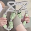 1pc Adjustable Muscle Roller Massager For Sore Muscle Pain Relief - Green