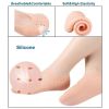 1pair Breathable And Soft Silicone Socks For Men And Women; Reusable Socks For Foot Pressure Relieve; Protectors Silicone To Prevent Foot Dry - Nude -