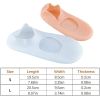 1pair Breathable And Soft Silicone Socks For Men And Women; Reusable Socks For Foot Pressure Relieve; Protectors Silicone To Prevent Foot Dry - Nude -