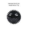 Mini Portable Fitness Foot Massage Ball; Deep Muscle Relaxation Fascia Ball - Black-2.8in/7cm