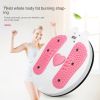 Unisex Waist Twist Board With Smart Timer For Women Men Kids; Exercise Twist Board For Fitness And Sports - Pink