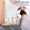 TENS/EMS Unit Replacement Pads NURSAL 20 Pack 3.5mm Snap Electrode Pads for Electrotherapy (Not Fit NURSAL Blue Tens) Reuse More Than 30 Times, Compat