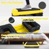 Adjustable Workout Aerobic Stepper in Fitness & Exercise Step Platform Trainer Yellow Black with 4 Risers - as Pic