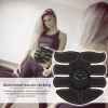 Portable Ab Toning Belt Rechargeable Muscle Stimulator - Belly Sticker + Charge Controller