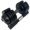 22LBS ADJUSTABLE DUMBBELL STEEL+PLASTIC - as Pic