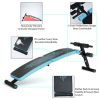 Gym Room Adjustable Height Exercise Bench Abdominal Twister Trainer - Blue - Exercise & Fitness