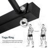 47" Pull Up Bar Wall Mounted Multi-Grip w/Hangers for Punching Strength Training - as pic