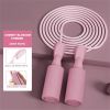 Cordless Jump Rope; Gym Sports Fitness Training; Built In Wire Skipping Rope; Fitness Equipment For Home Sports - Pink Long Rape - United States