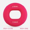 40-80LB Strength Hand Grip Ring; Muscle Power Training Silicone Ring; Fitness Body Building Carpal Expander Training Finger Ring - Rose Red-30-40BL