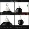 Home Gym 21 Inch Water Punching Bag with Adjustable Metal Chain - Black - Exercise & Fitness