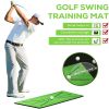 1pc Golf Training Swing Detection Mat; Golf Garden Grassland Practice Training Equipment; Mesh Aid Cushion 30x60CM(11.81*23.62in) - Golf Training Mat