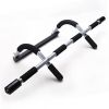 Pull up Bar for Doorway Push up Sit up Door Bar Portable Gym System Chin-up Fitness Bar for Home Gym Exercise Workout - steel