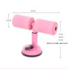 Sit-Ups Aid Household Belly Roll Lazy Suction Cup Abdominal Curling-up Weight Loss Abdominal Muscle Fitness Equipment - Pink