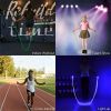 Jump Rope; Glowing Skipping Rope; Silicone Handles Fast Speed LED Light Up Rope Without Tangles; For Basic Jumping Training; Workouts; Fitness - Pink