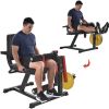 Leg Extension and Curl Machine - Leg Exercise Machine with Adjustable Seat Backrest and Rotary Leg Extenstion, Adjustable Leg Curl for Home Gym Hamstr