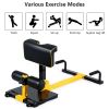 Home 8-in-1 Multifunctional Gym Squat Fitness Equipment - Black & Yellow - Exercise & Fitness