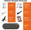 160lb Home Gym sets Multi-functional Power Cage,Home Adjustable Pullup Squat Rack 1000Lbs Capacity Comprehensive Fitness Barbell Rack - As shown