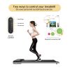 Under Desk Treadmill, 2 in 1 Walking Pad Treadmill for Home, Portable Treadmill with Width Belt, Walking Treadmill with 265LBS Capacity - as Pic