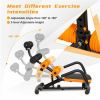 Adjustable Exercise Abdominal Muscles Core Fitness Trainers  Bench Machine - Orange - Exercise & Fitness