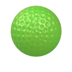 20pcs/pack Golf Hollow Practice Ball; Teaching Practice Ball (Color: Green - Pack Of 20)