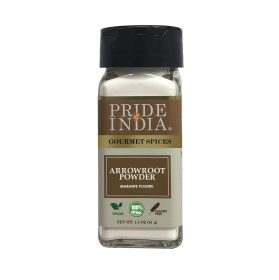 Pride of India – Natural Arrowroot Ground Powder – Gourmet Baking & Thickening Agent – Gluten & GMO Free – Good for Sauces (size: 2 oz)