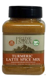 Organic Turmeric Latte Spice MixPride of India – Turmeric Latte Spice Mix – Gourmet & Warm Tea Spice Blend – Healthy/Gluten-Free – Ideal for Lattes/Sm (size: 7 oz)